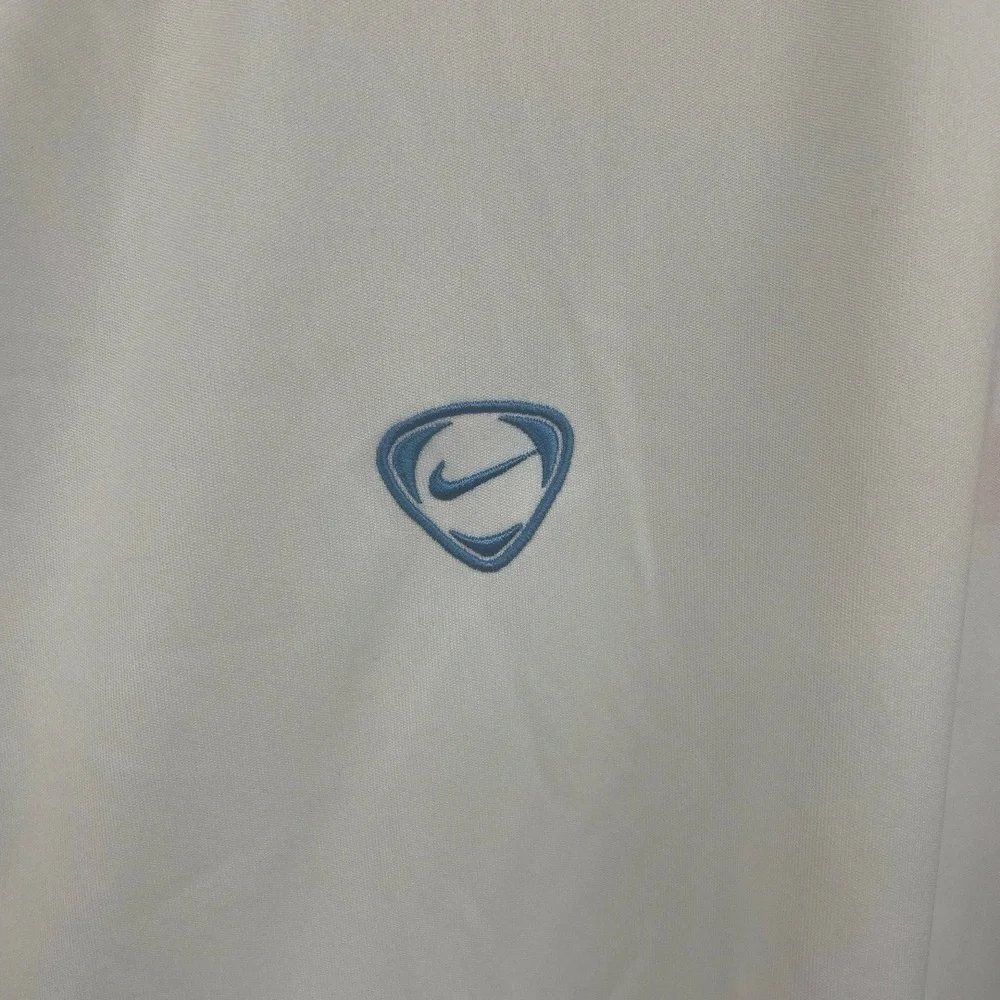 NWT Nike White Blue Moisture Wicking Stripe Sport Football TShirt Extra Large xl